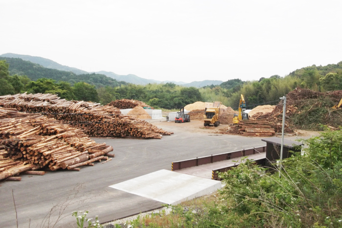 新規開設したバイオマスセンター全景